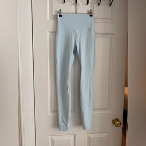 Lululemon baby blue align leggings perfect condition, never worn size 4